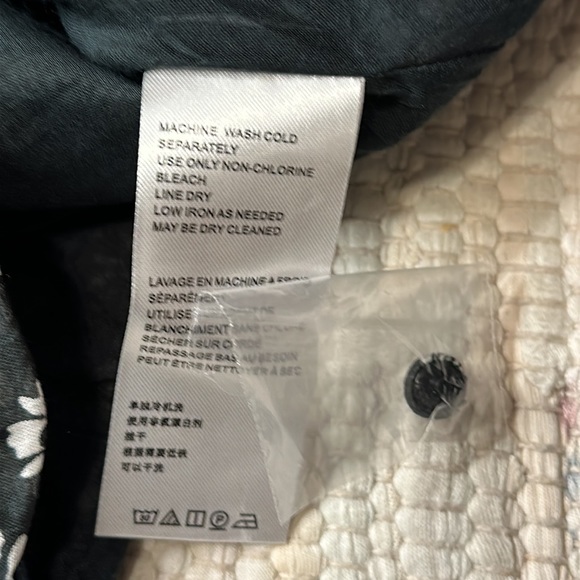 NWOT Free People Landy Printed Top NWOT size S - Picture 3 of 4